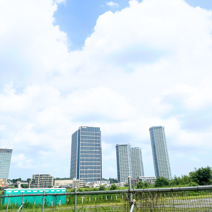 二子玉川　多摩川風景