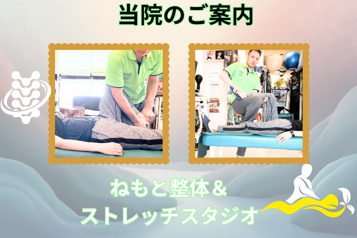 当院のご案内 ねもと整体＆ストレッチスタジオ