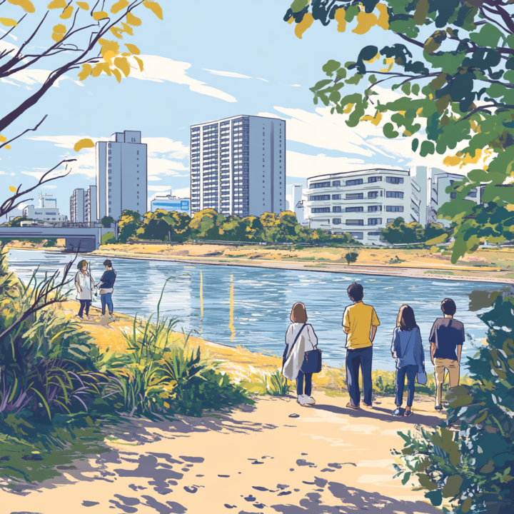 多摩川 災害時の家族