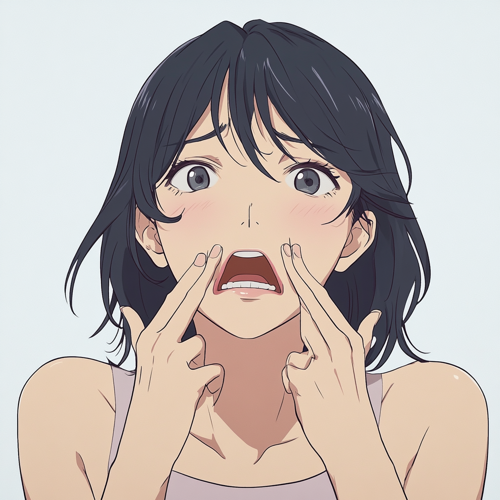 顎関節症で口を開こうとしても開かない女性 登戸のねもと整体&ストレッチスタジオで整体