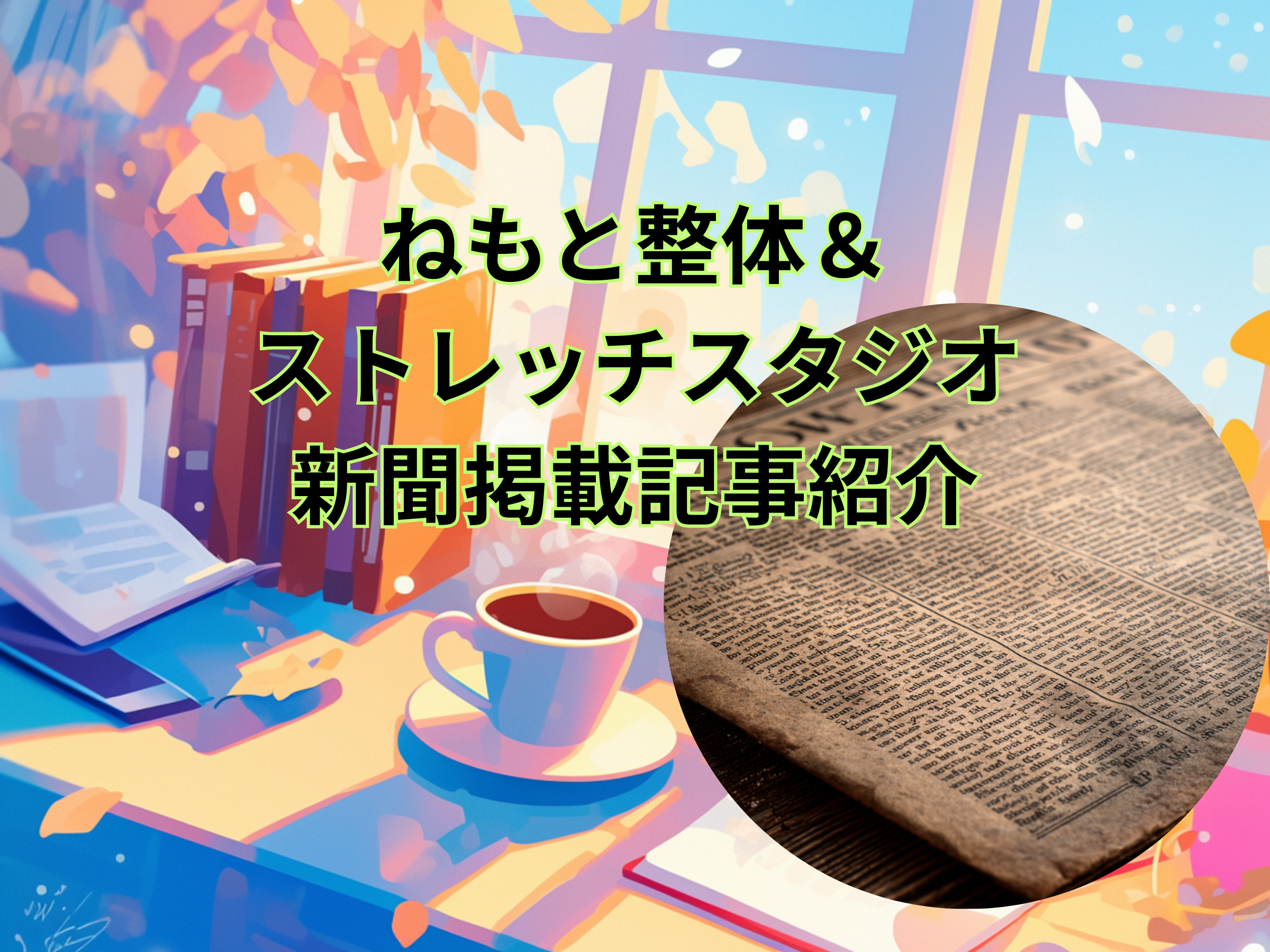 ねもと整体&ストレッチスタジオ新聞掲載記事紹介