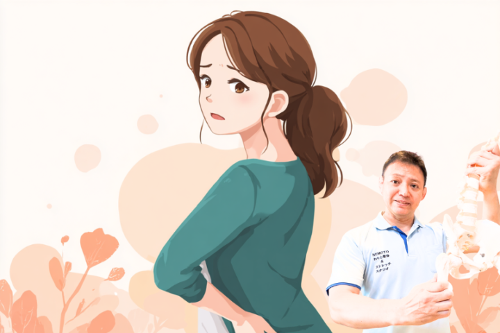 腰痛の原因を絵にするとこんな感じですの画像