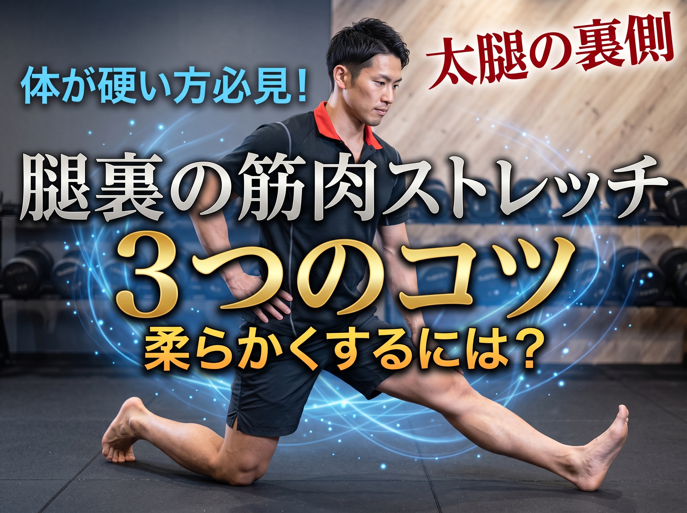 太腿の裏側の筋肉を柔らかくする方法　
