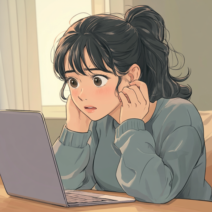 首の痛みを諦めないで模索する女性
