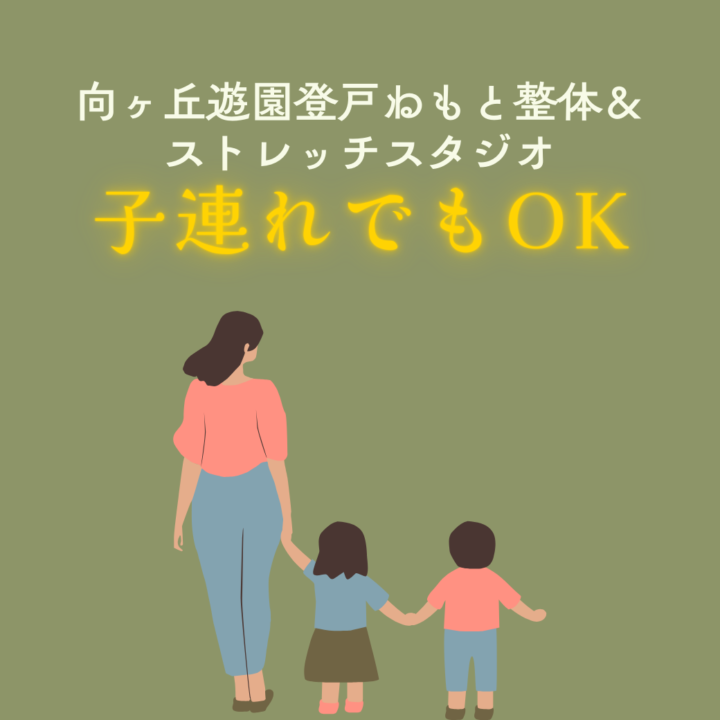 登戸向ヶ丘遊園で子連れ整体体験！親子でリフレッシュする新しい休日の過ごし方の画像