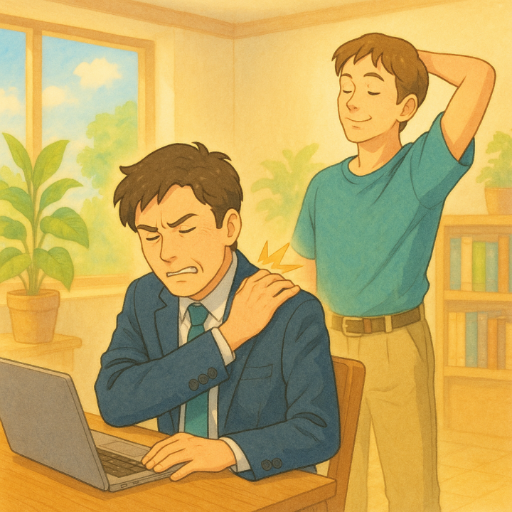 肩や背中の不調も関節の使い方