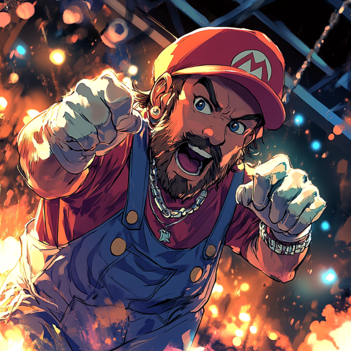 整体の名人 マリオに似ている