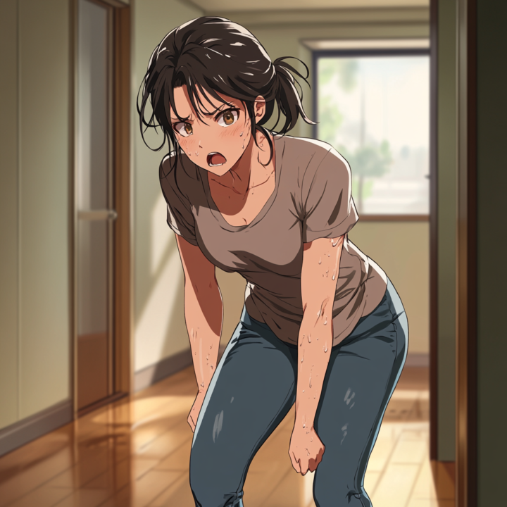 足に力が入らない女性