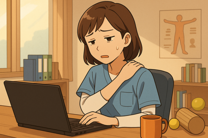 肩こりくらい大丈夫だと思った女性