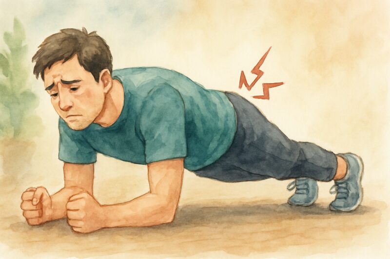 プランクで腰痛改善はできるのか？