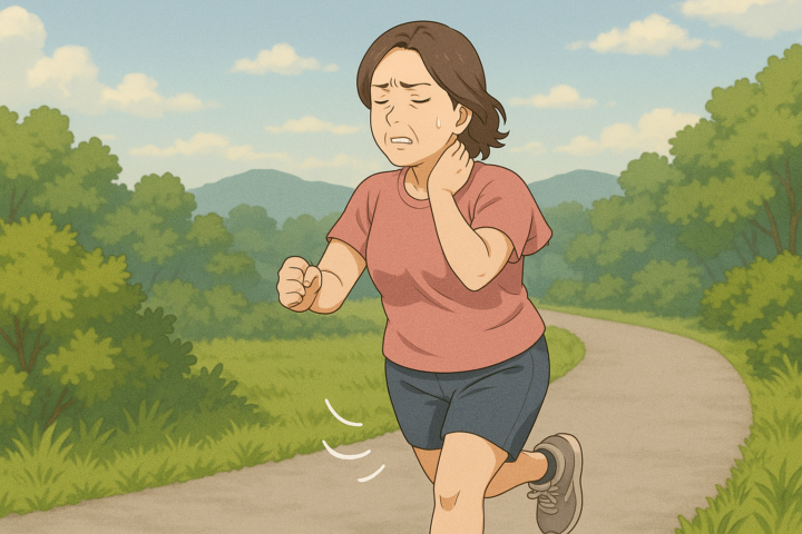 走るたびに首が重くなる理由、意外なところにあった