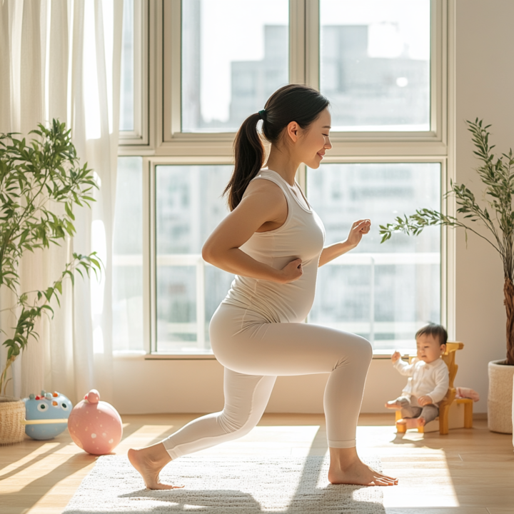 膝の痛みが良くなり、ランジも行う