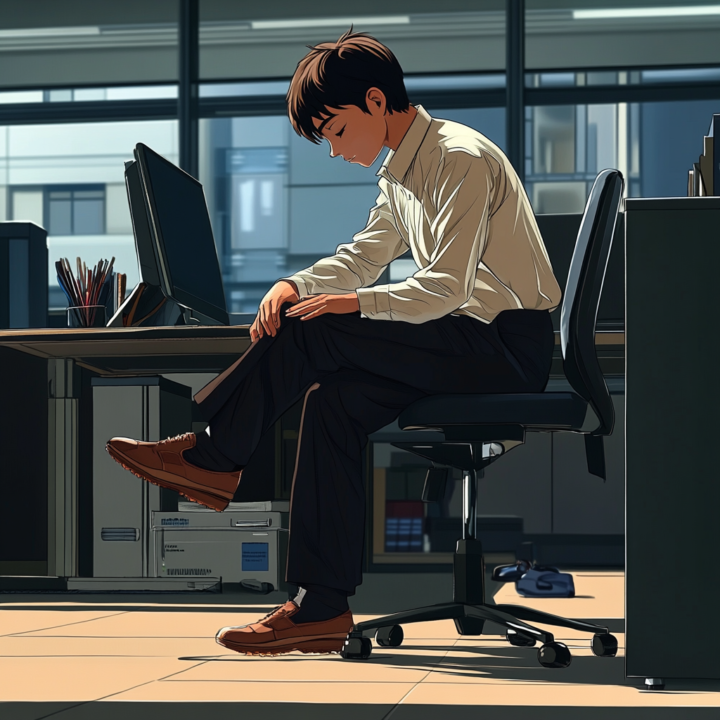 朝起きると足裏が痛いです。足底筋膜炎で仕事中に悩んでいる