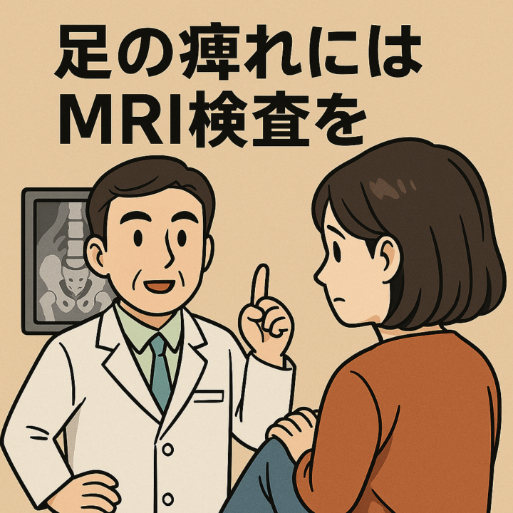 足の痺れにはMRI検査を川崎市整体院からも紹介