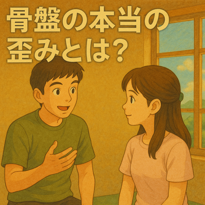 骨盤歪み矯正をご希望の方の画像