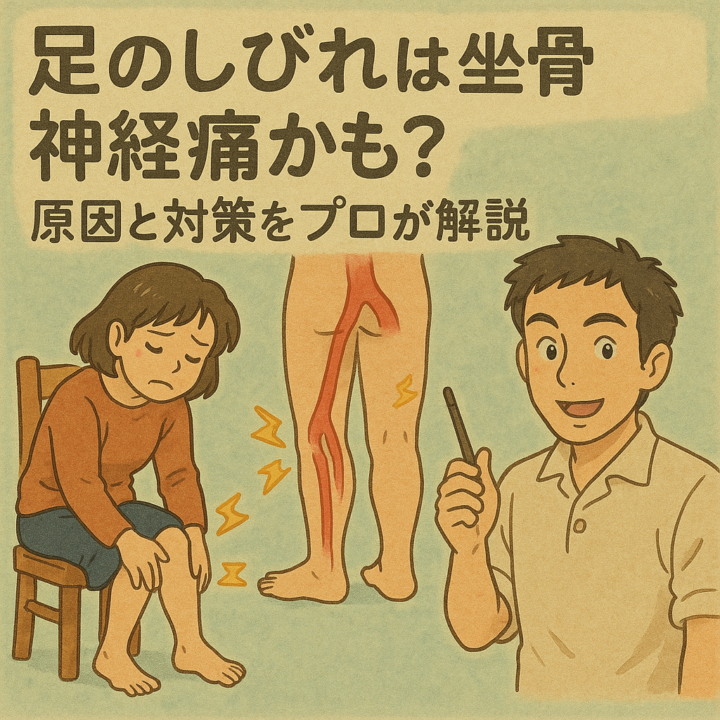 足のしびれは坐骨神経痛かも？原因と対策をプロが解説の画像