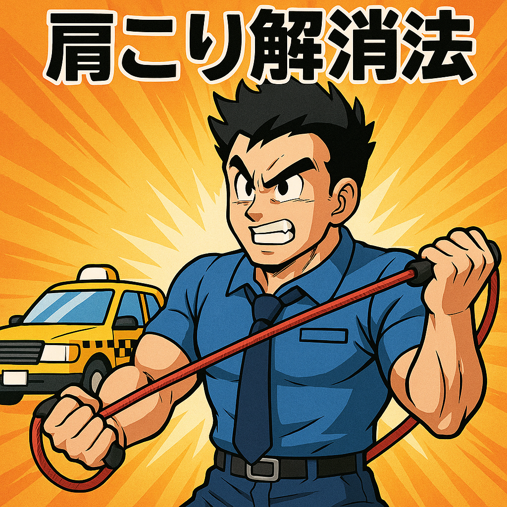 タクシー運転手に教える酷い肩こり解消法