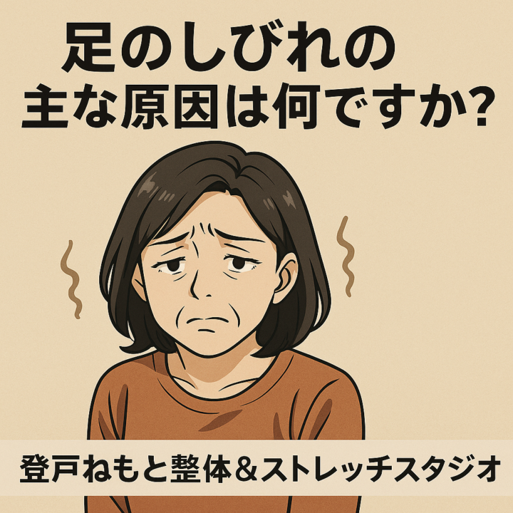 足のしびれの主な原因は何ですか？の画像