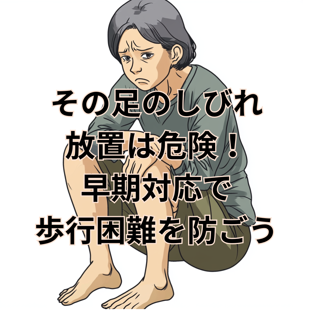 足のしびれを放置すると起こる怖いこと