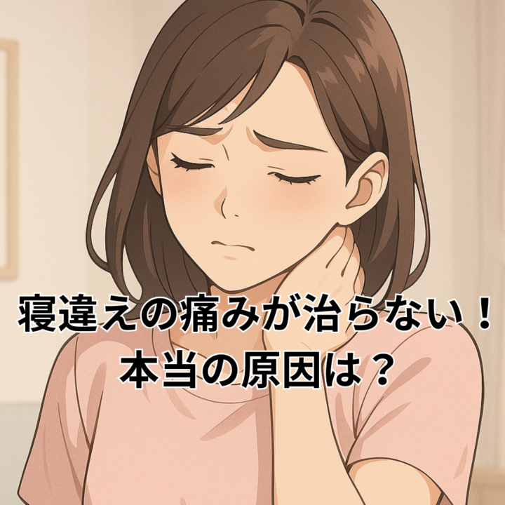  寝違え 痛み 治らない！本当の原因は？の画像