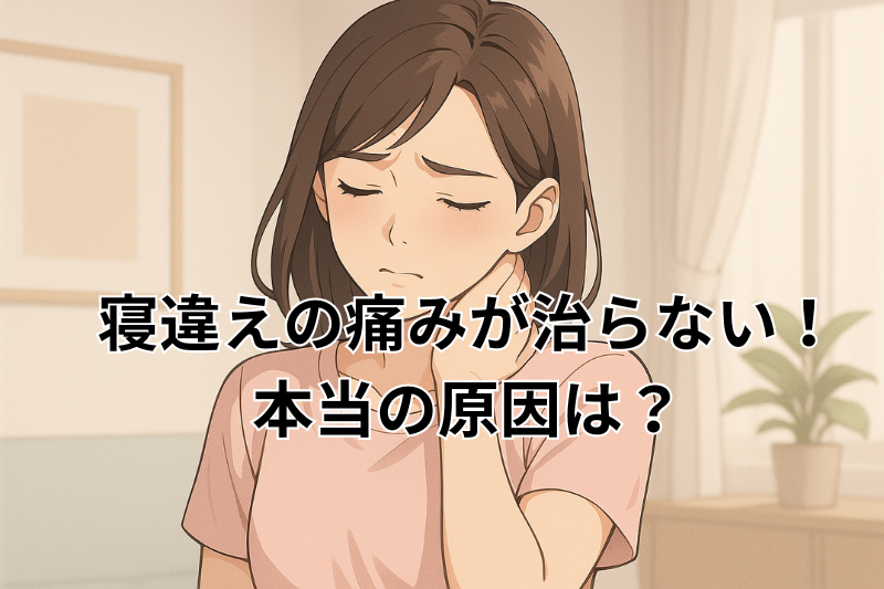 寝違えの痛みが治らない！本当の原因は？