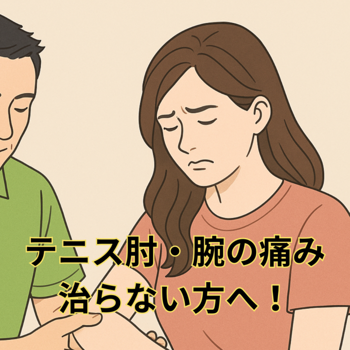 テニス肘・腕の痛みが治らない方へ！整体で根本改善する方法とは？の画像