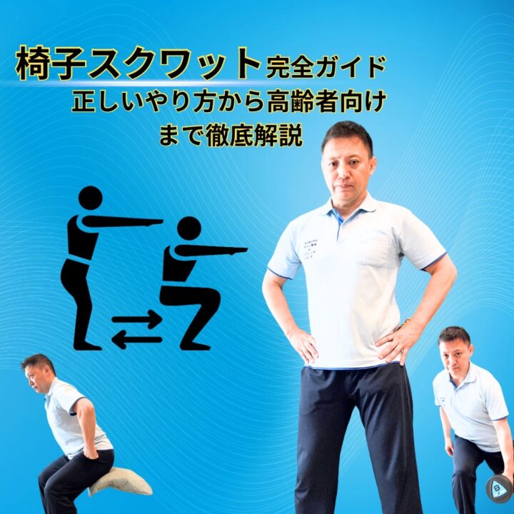 椅子スクワット完全ガイド！正しいやり方から高齢者向けまで徹底解説の画像