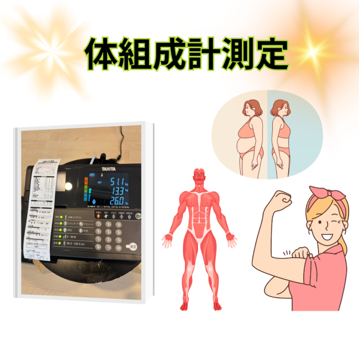 タニタの体組成計が測れる場所整体・ジムの画像