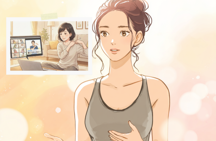 両手を上げている女性