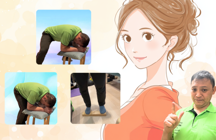 笑顔で立っている女性