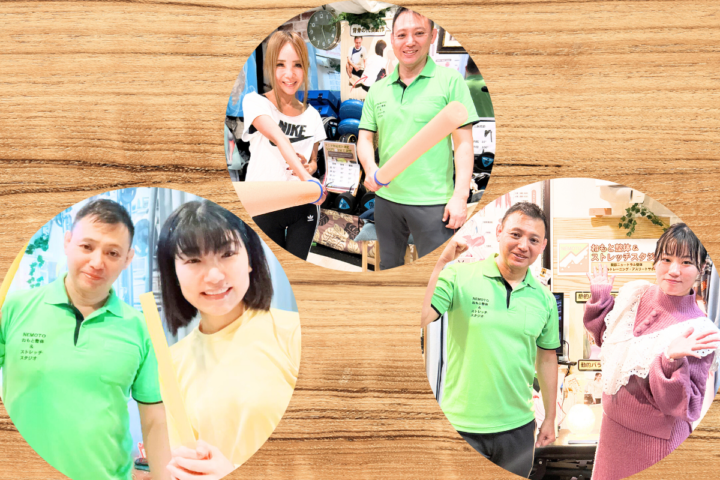 男性と女性が笑顔