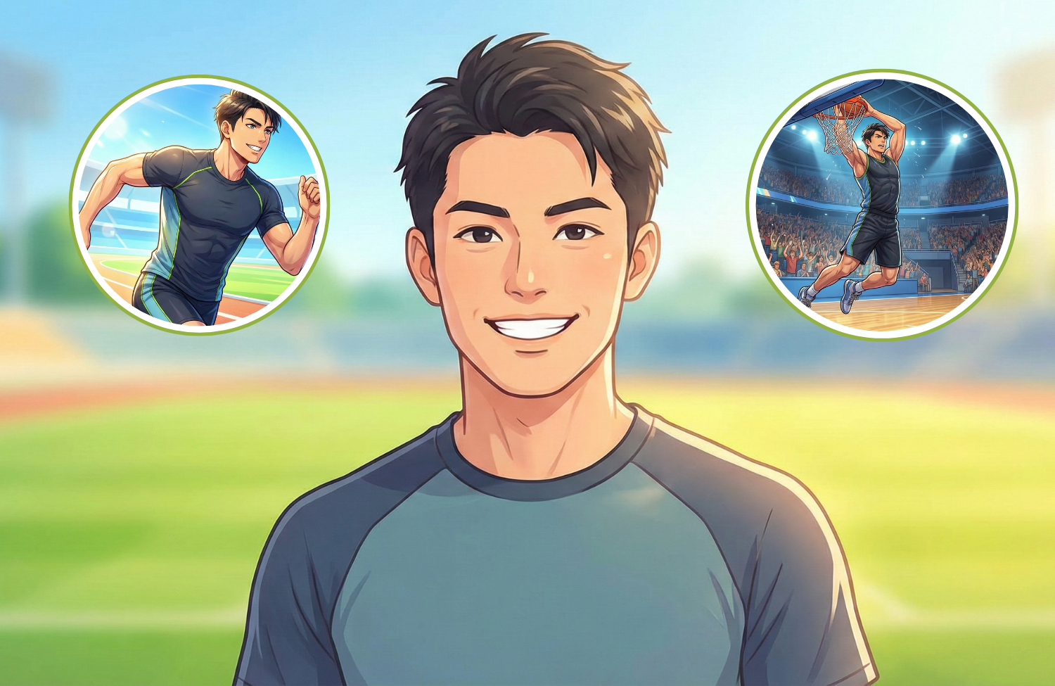 競技力向上している２０代の男性