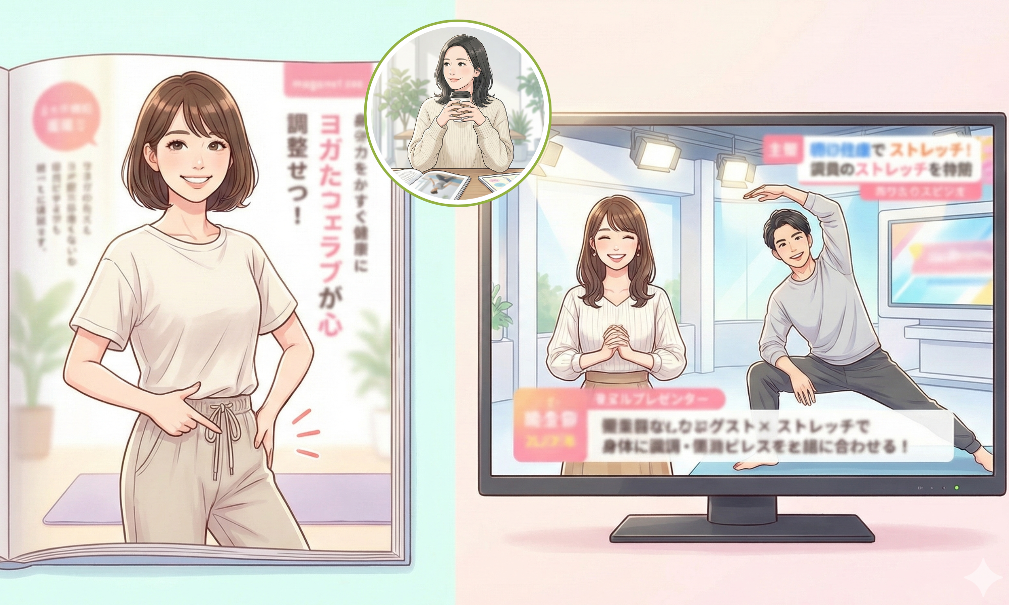 雑誌とテレビで紹介している骨盤矯正