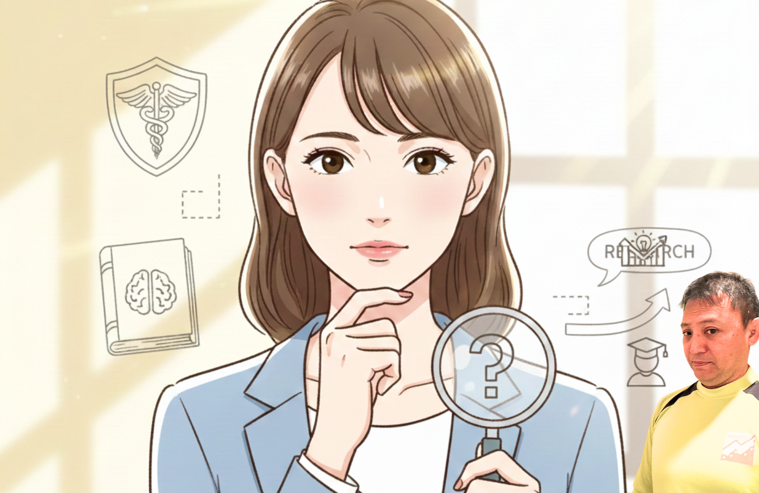 ビジネススーツを着ている30代の女性