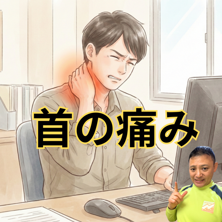 首の痛みの画像