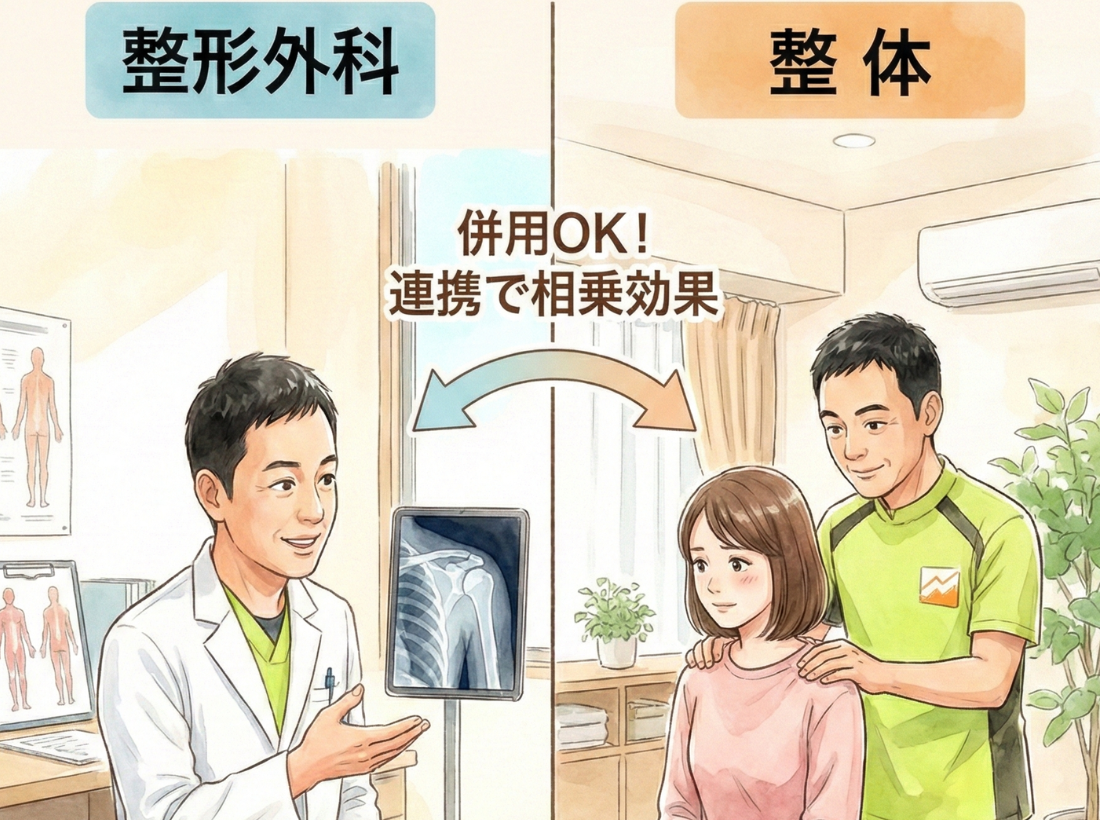 整形外科と整体 併用OK 連携で相乗効果
