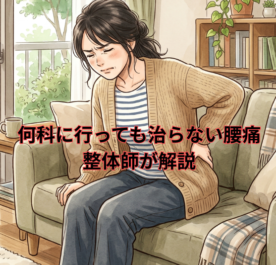 何科に行っても治らない腰痛！整体師が解説の画像