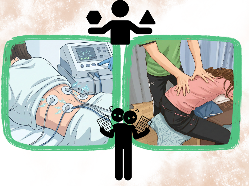 整形外科の電気治療と背骨の施術