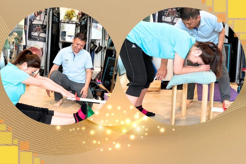 運動の個別指導の雰囲気