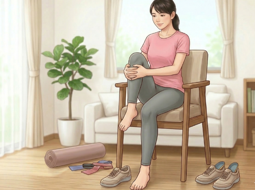 股関節のストレッチ