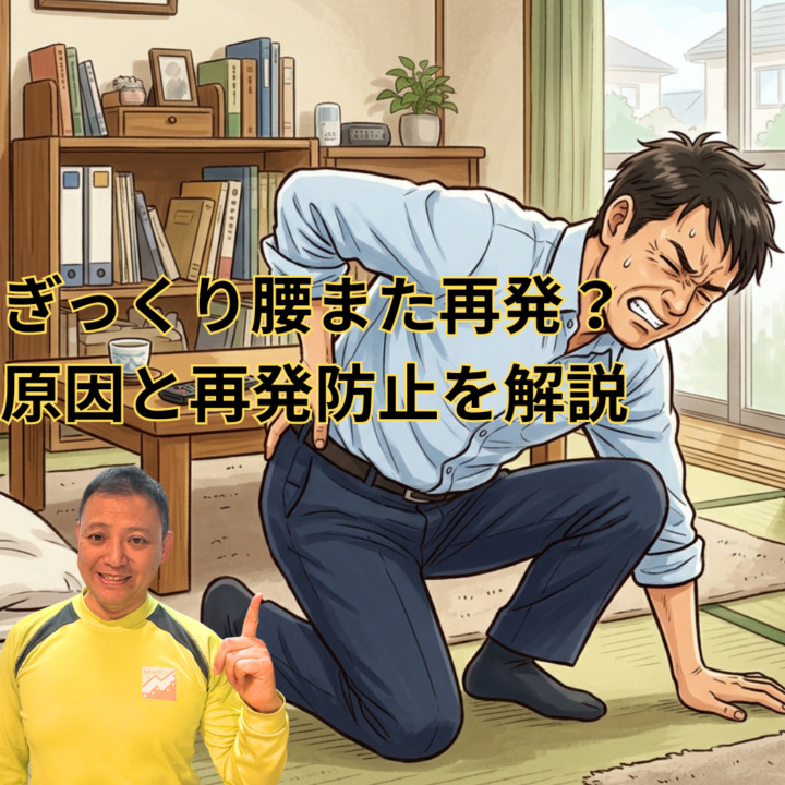 ぎっくり腰また再発？原因と再発防止を解説の画像