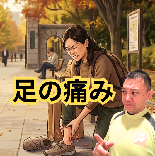 足の痛みの画像