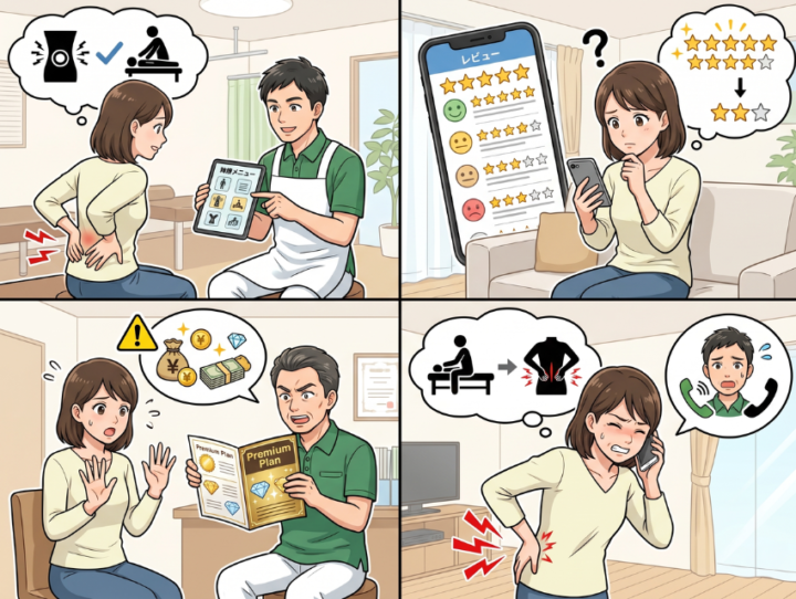 整体院を探している女性