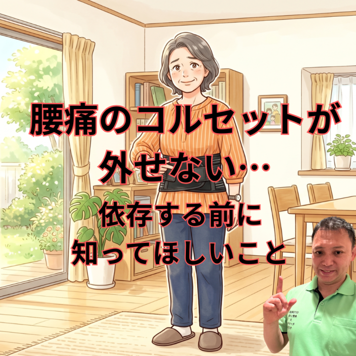 腰痛のコルセットが外せない…依存する前に知ってほしいことの画像