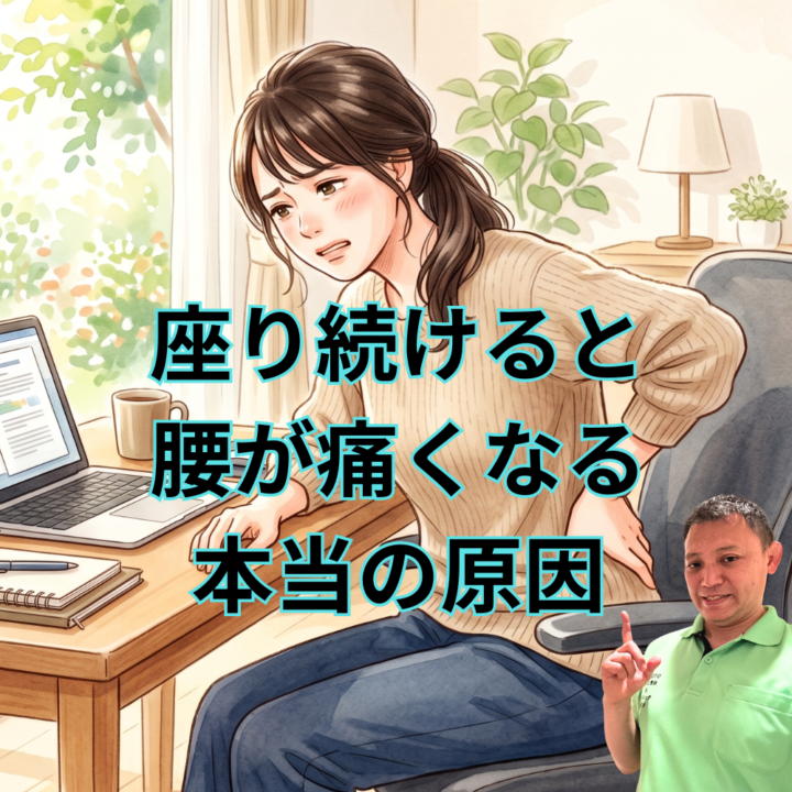座り続けると腰が痛くなる本当の原因の画像