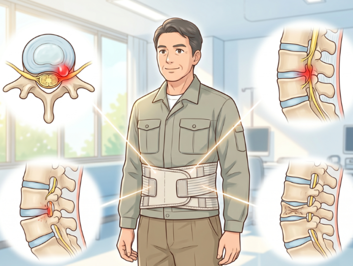コルセットをしている男性