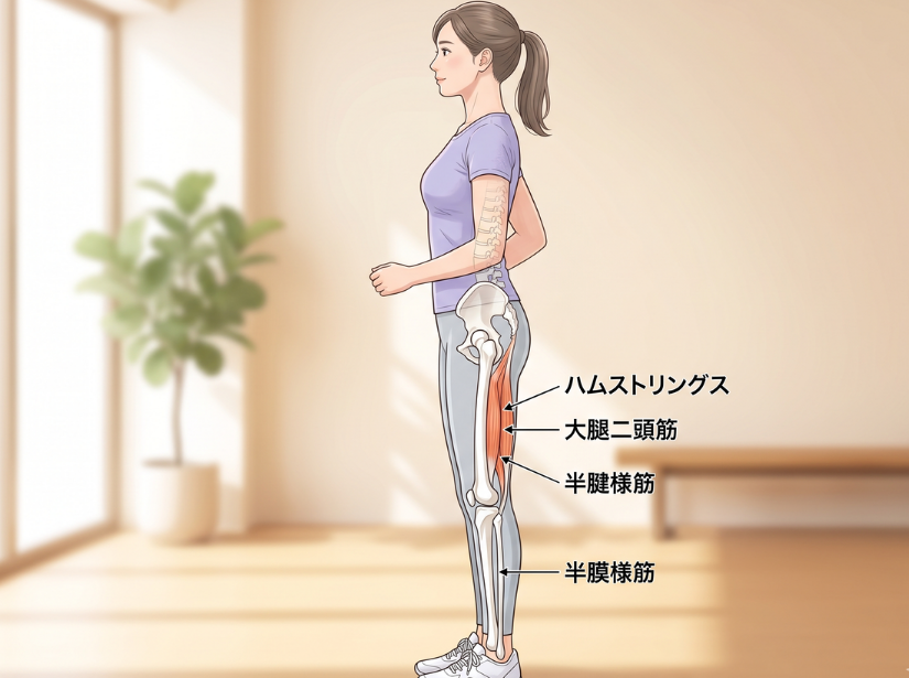 ハムストリングス・大腿二頭筋・半腱様筋
