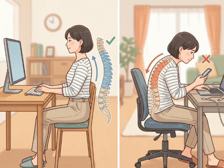 椅子に座っている女性