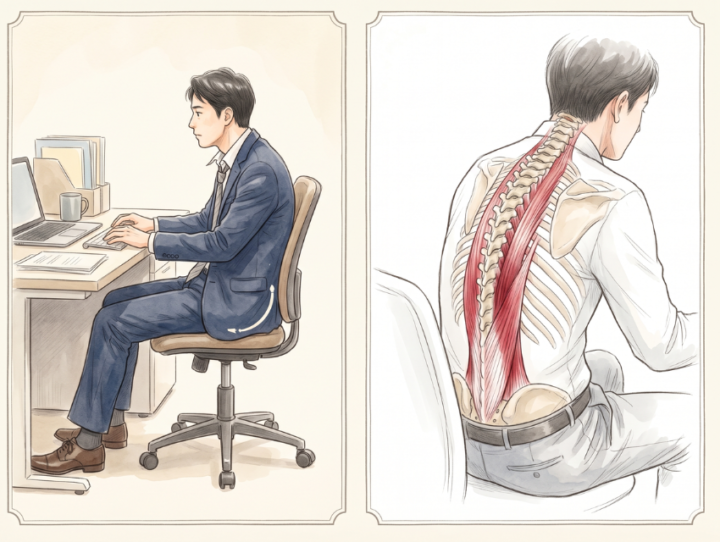 椅子に座っている男性