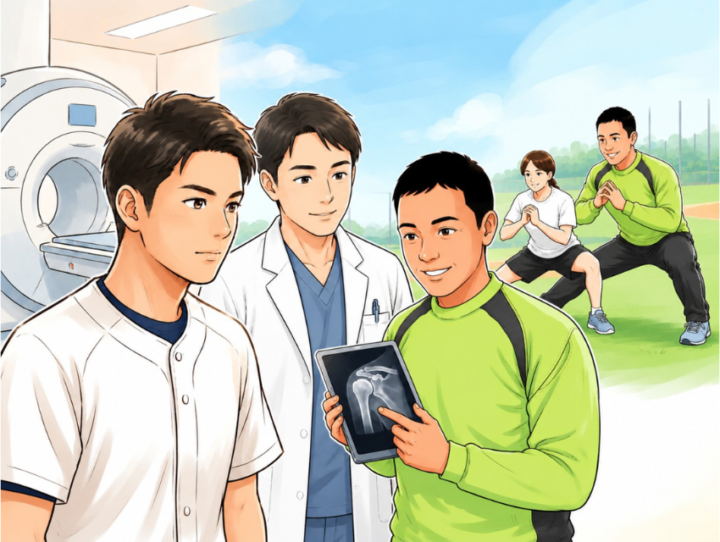 トレーニングしている男女